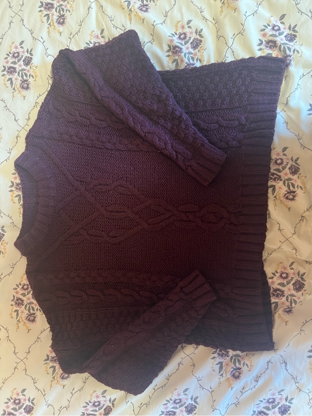 Aerie Chunky Cable Knit Sweater